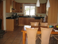 Kitchen with dining area