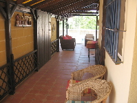 Covered terrace