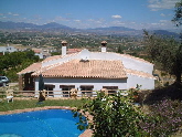 Rear view of finca