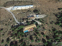 Aerial view of finca