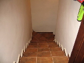 Stairs to garage