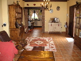 Lounge with view towards kitchen